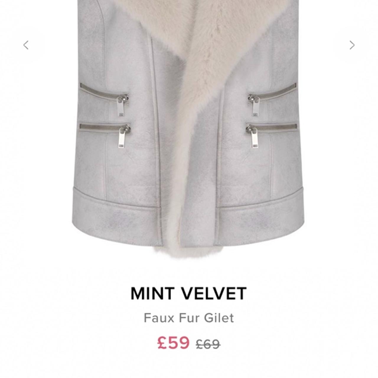 Mint velvet faux fur on sale gilet