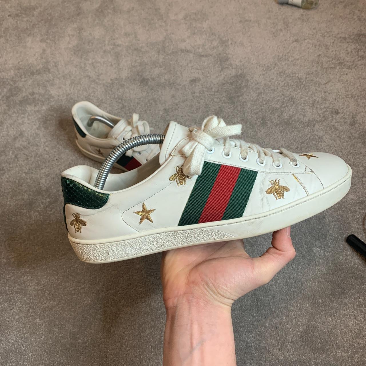 mens gucci bee trainers