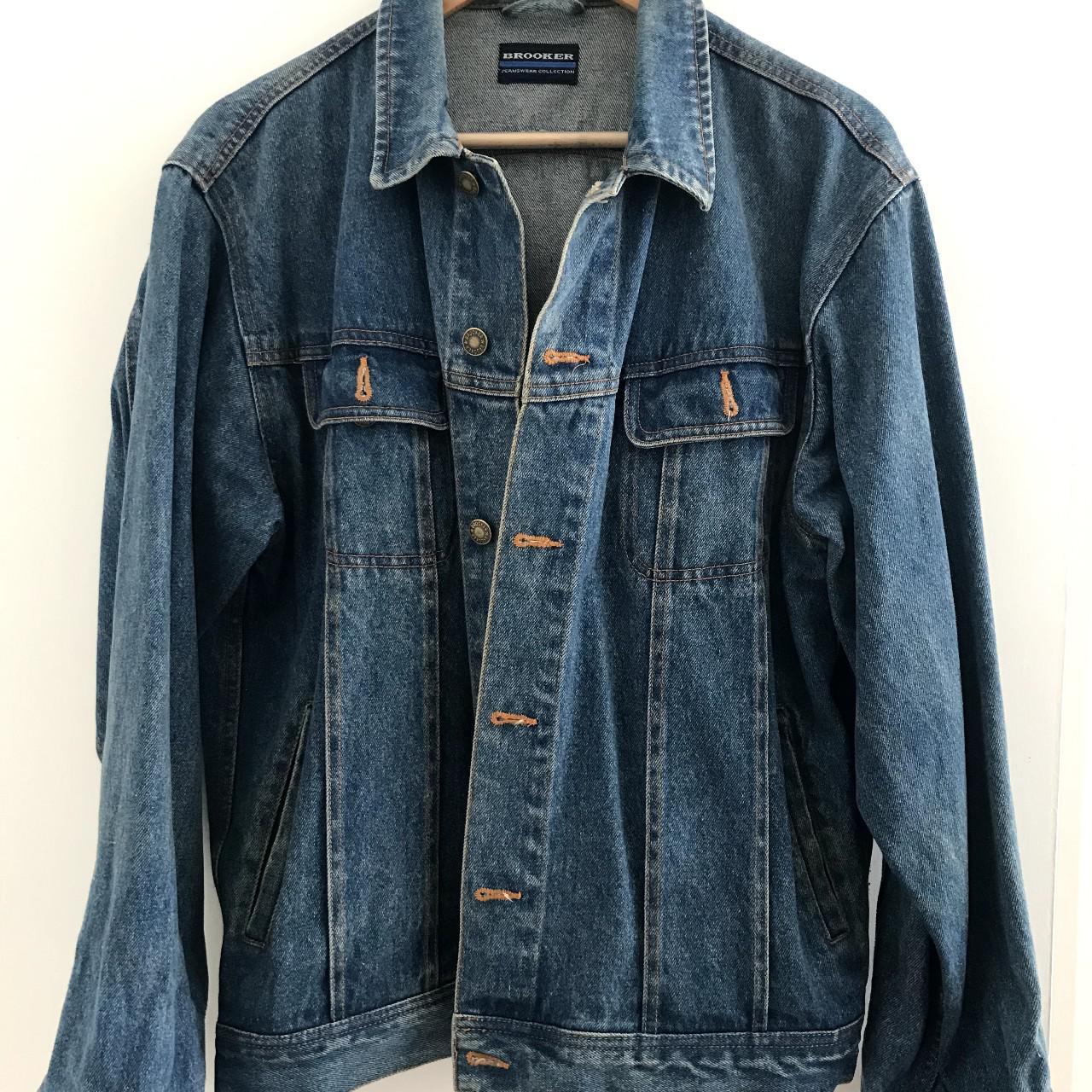 Men's Gold and Blue Jacket | Depop