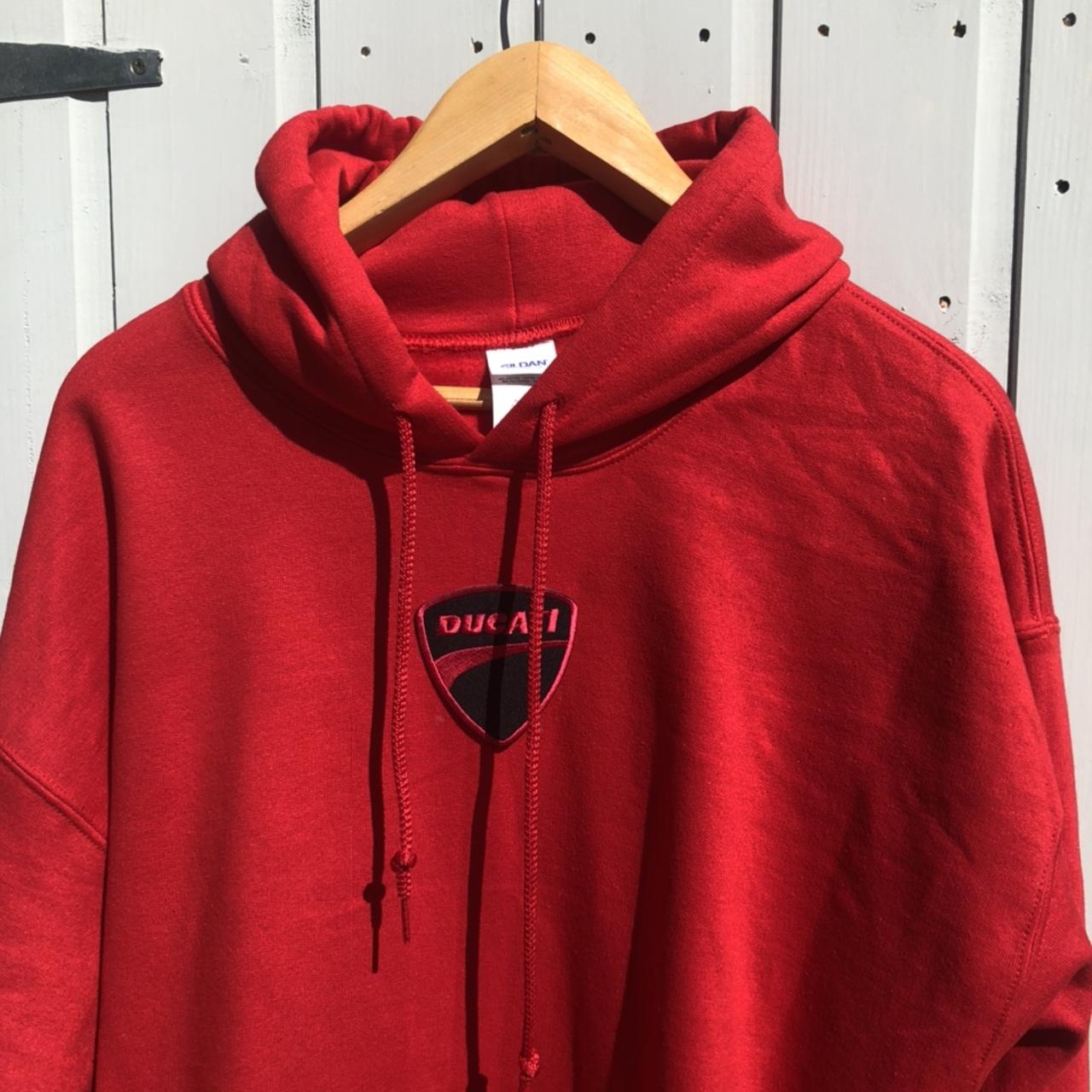 Red Ducati Hoodie, Red hoodie Available in XS, S, M,... - Depop