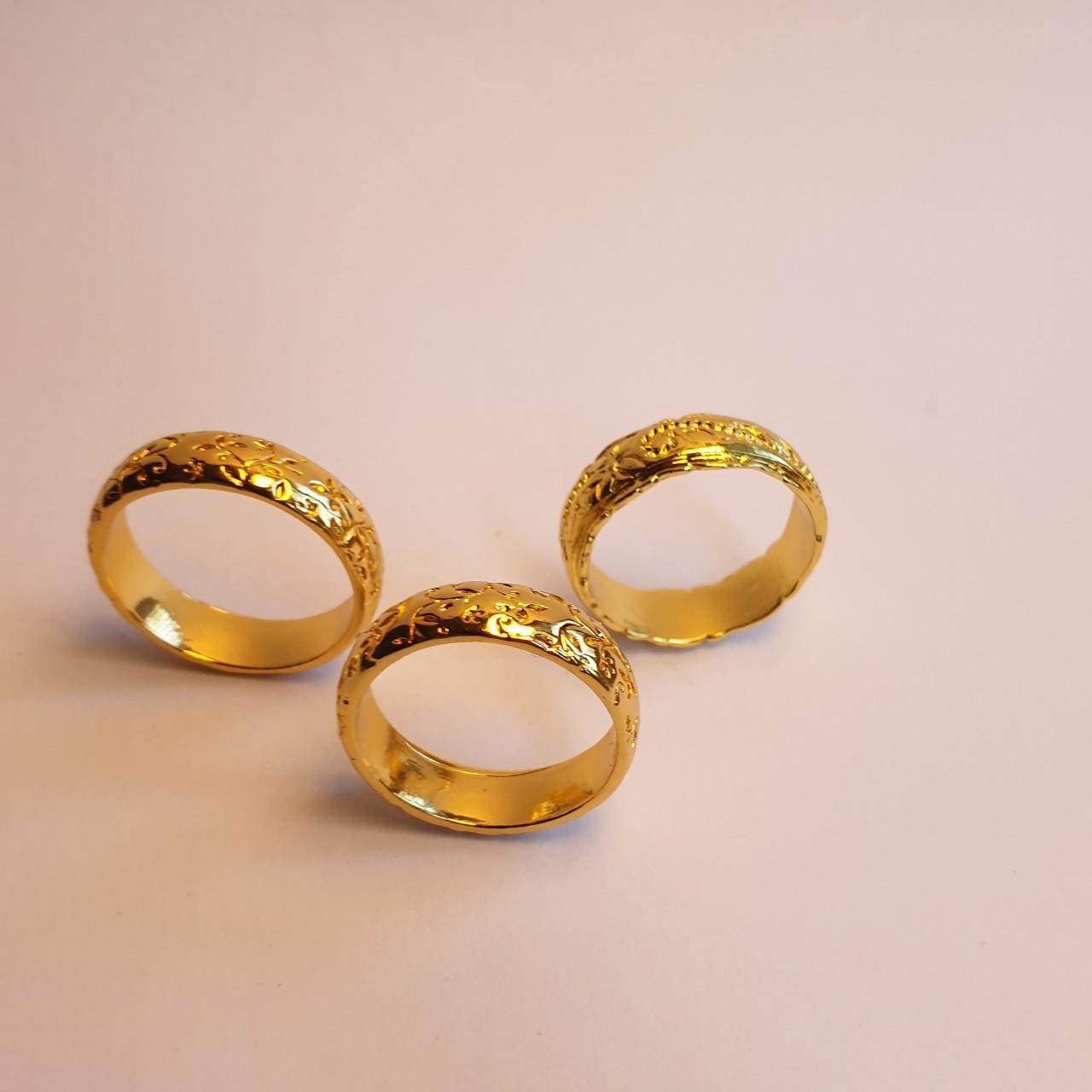 Gold Coloured Engraved Rings In Size O And Depop gold-coloured-engraved-rings-in-size-o-and-depop