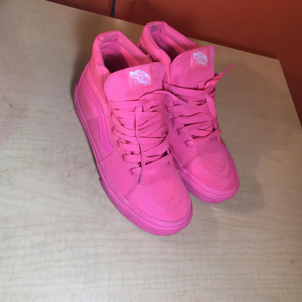 All pink vans outlet high top