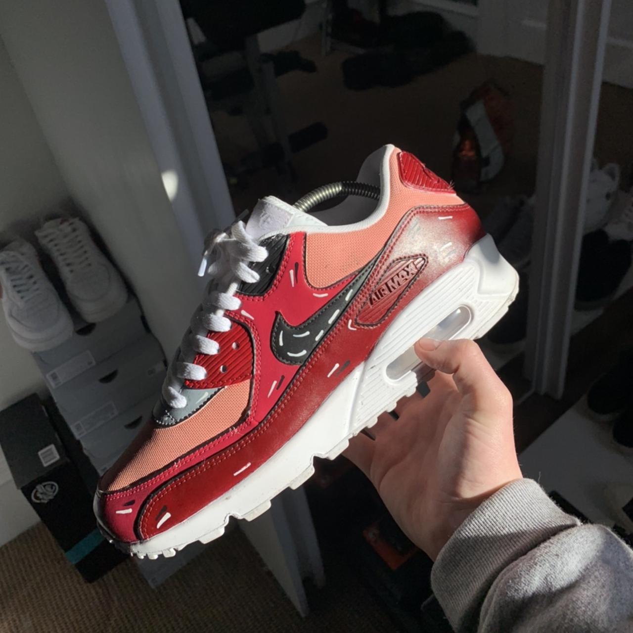 Custom Hand Painted Cartoon Nike Air Max 90 in. Depop