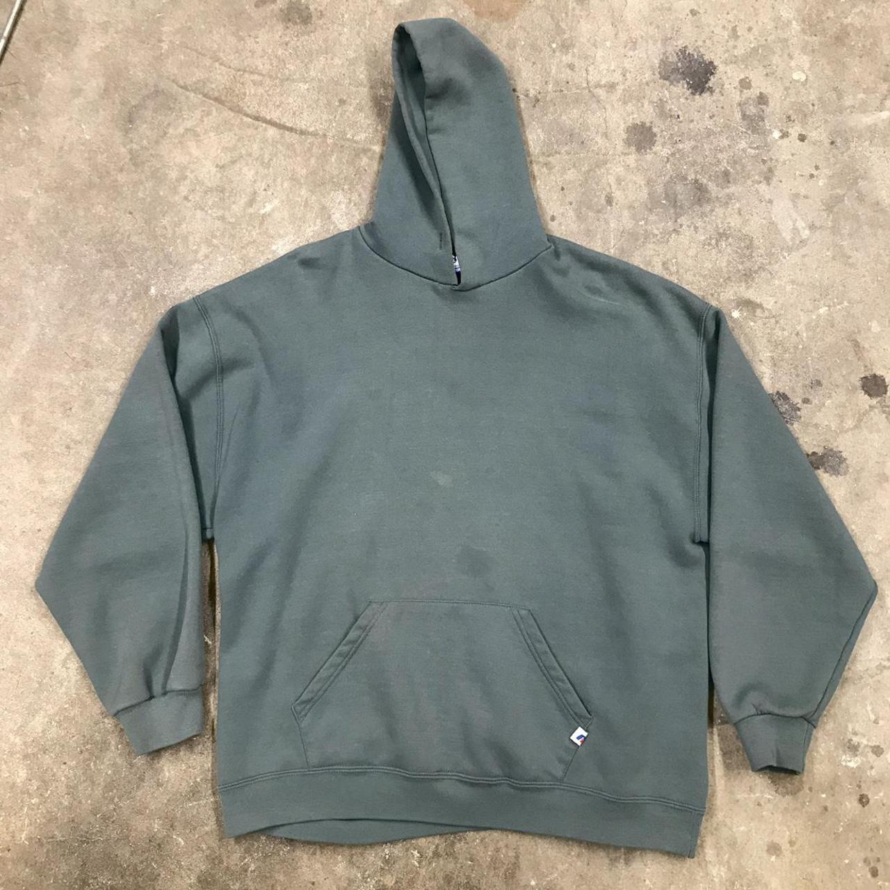 Unique green Y2K russell crewneck! This piece is... - Depop