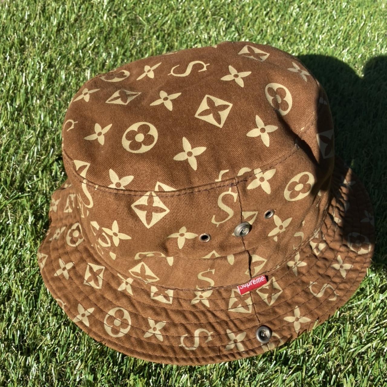 Supreme Monogram Cap & Bucket Hat Set Brown Old Supreme RARE Nearly  Deadstock