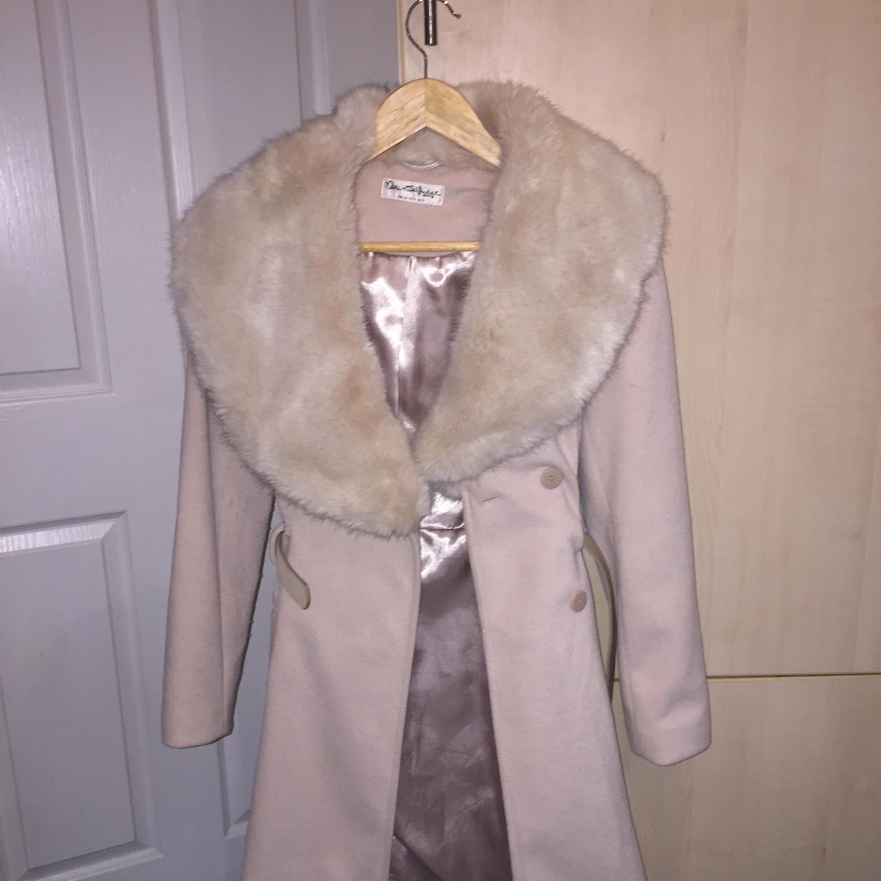 Miss selfridge cheap cream coat