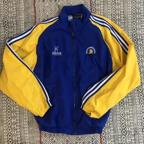 BOSTON MARATHON VINTAGE 1997 ADIDAS RUNNING WINDBREAKER JACKET XL