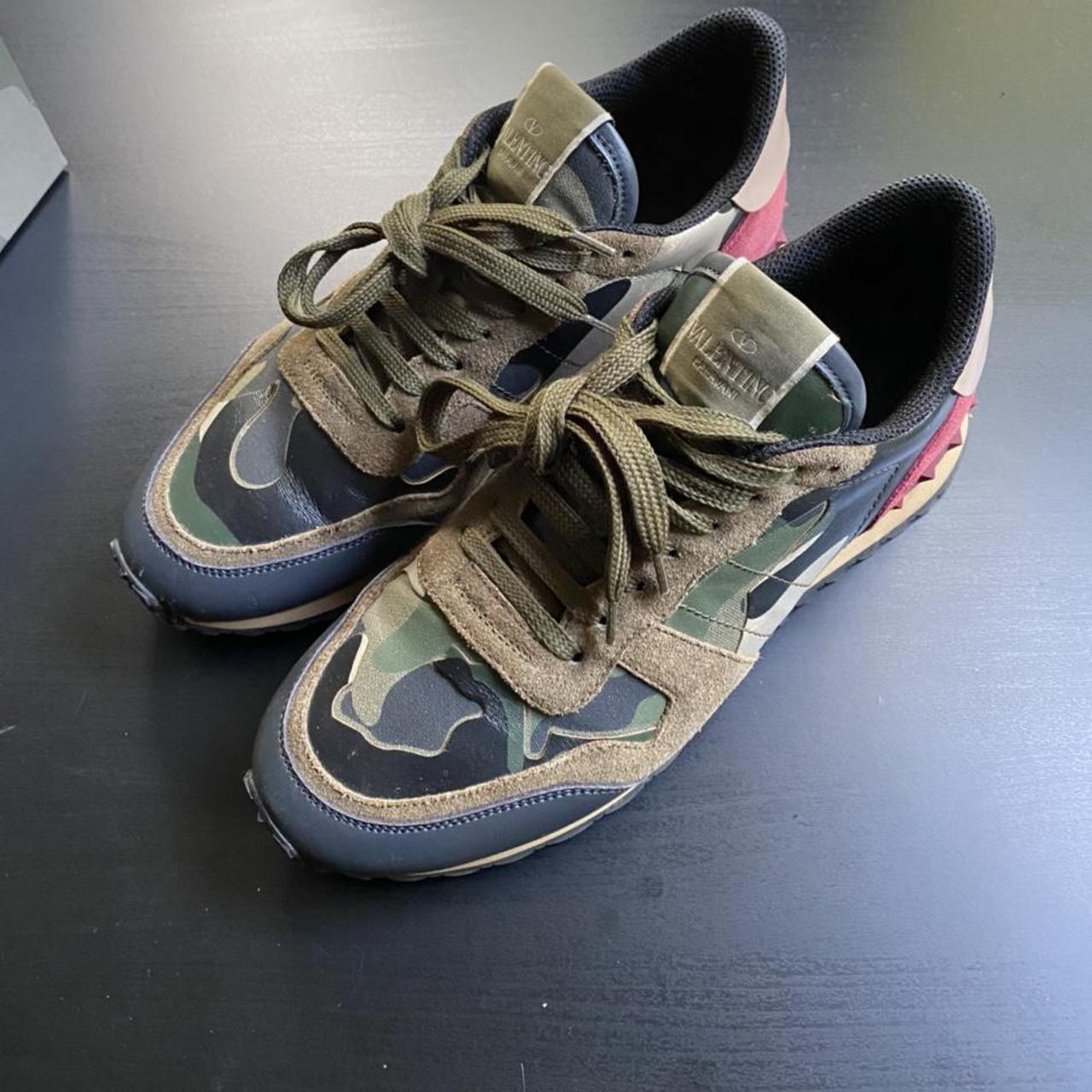 valentino khaki trainers