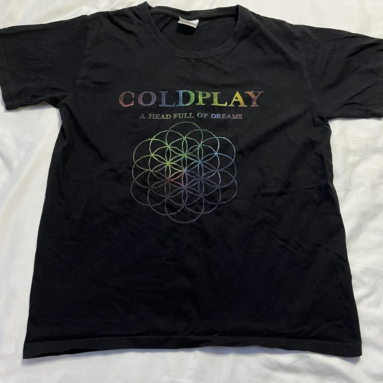 🖤so cute coldplay a head full of dreams tshirt... - Depop