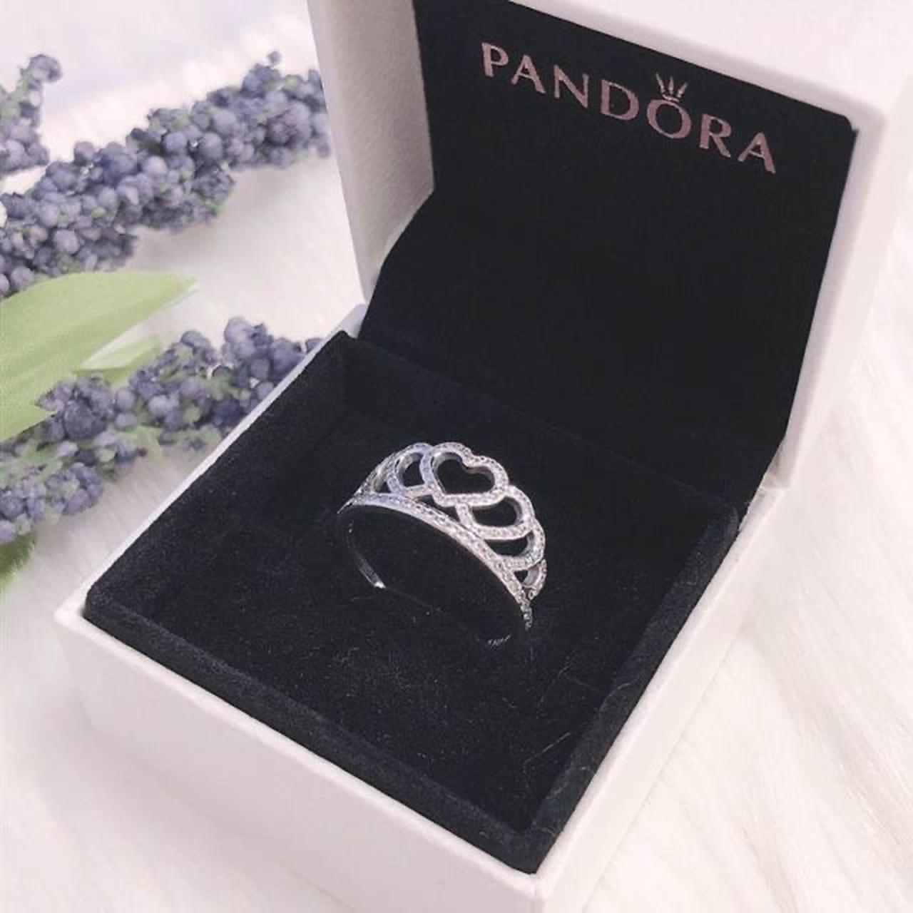 PANDORA : Princess Tiara Crown Ring - Annies Hallmark and Gretchens  Hallmark $55.00