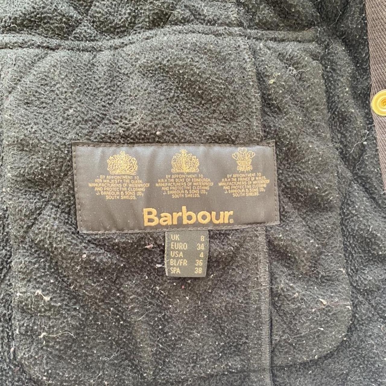 Quilted black Barbour ladies jacket or coat. The... - Depop