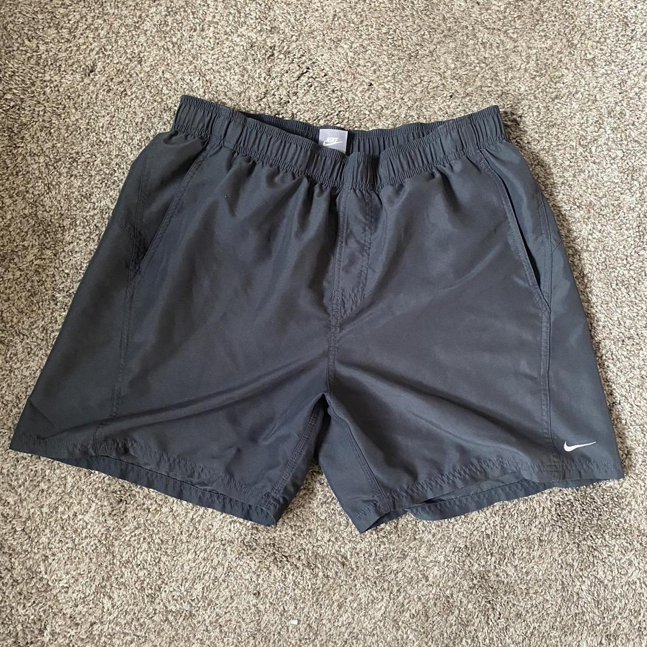 Nike Men's Grey Swim-briefs-shorts