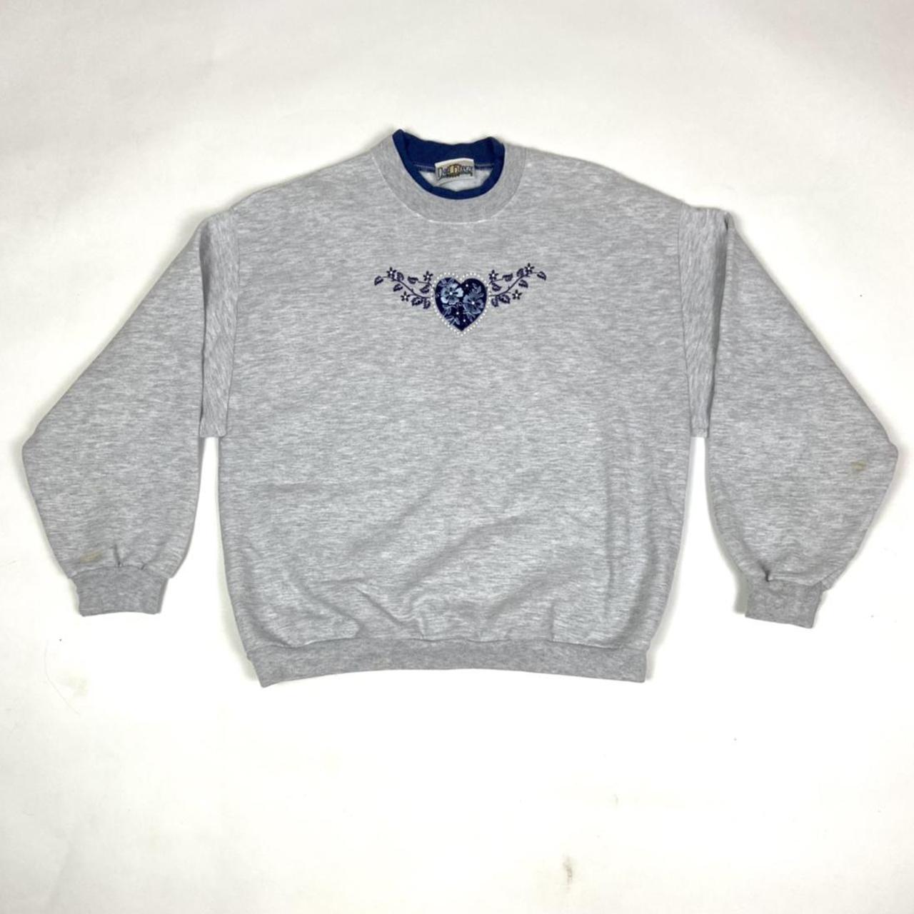 double collar sweatshirt