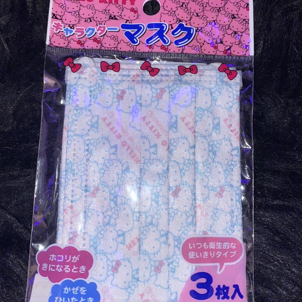 Hello kitty 3 pack of masks from Japan! Will fit a... - Depop
