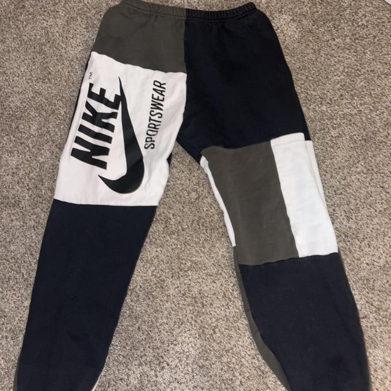 patchwork nike sweatpants