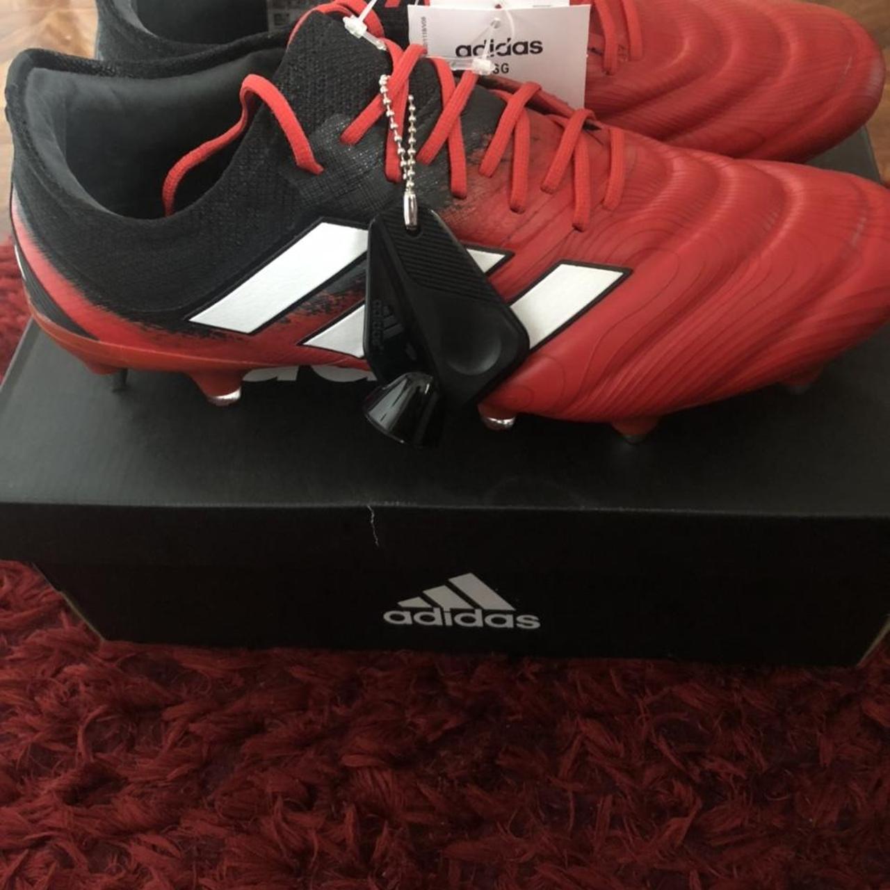 *SOLD* Adidas Copa 20.1 SG uk8 red black brand new - Depop