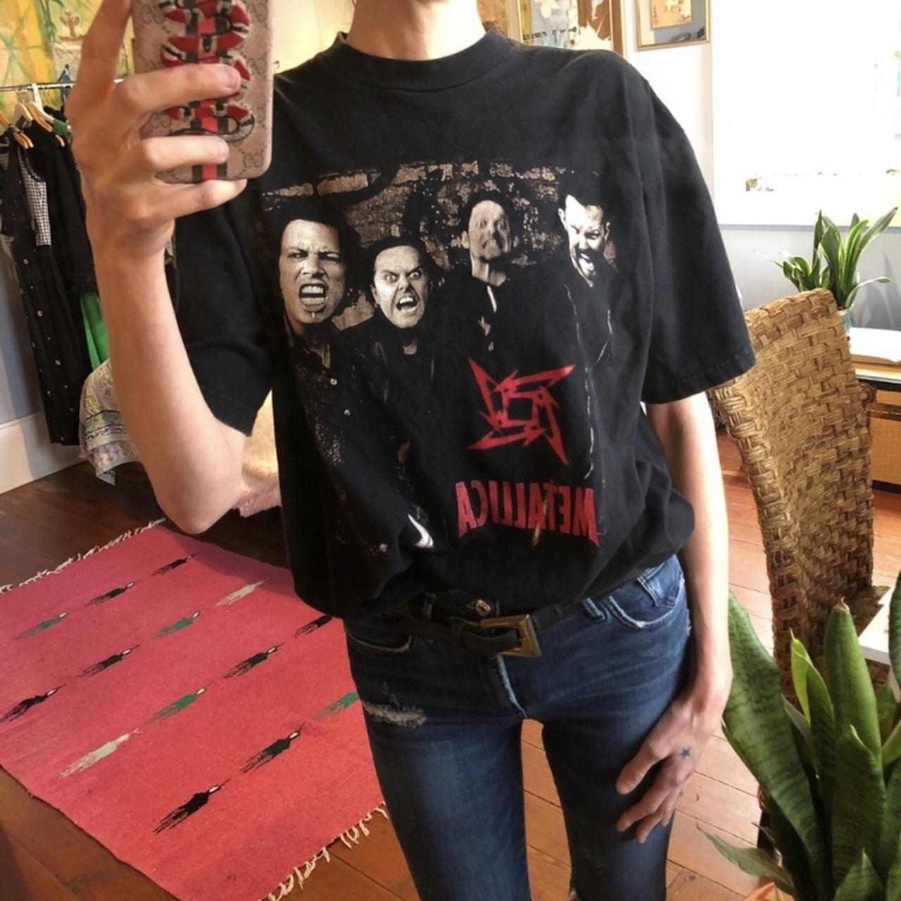 Vintage 1997 Metallica Reload Tour T-Shirt Made in - Depop