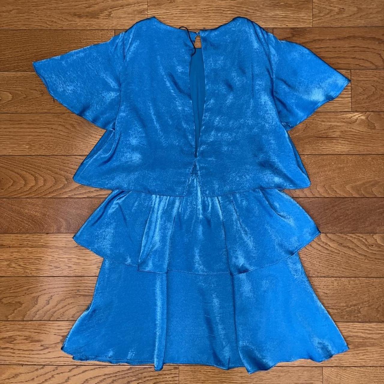 Short ruffle hot sale dress zara