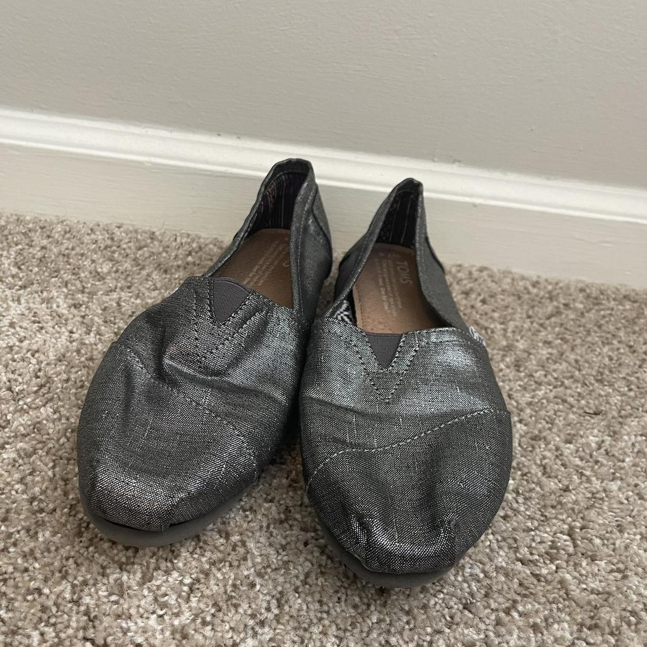 toms silver sandals