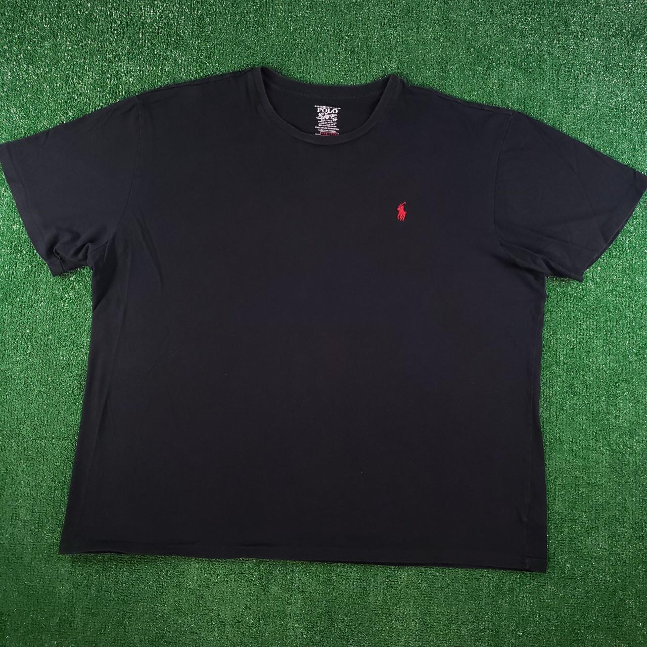 Polo Ralph Lauren Men's Black and Red T-shirt | Depop