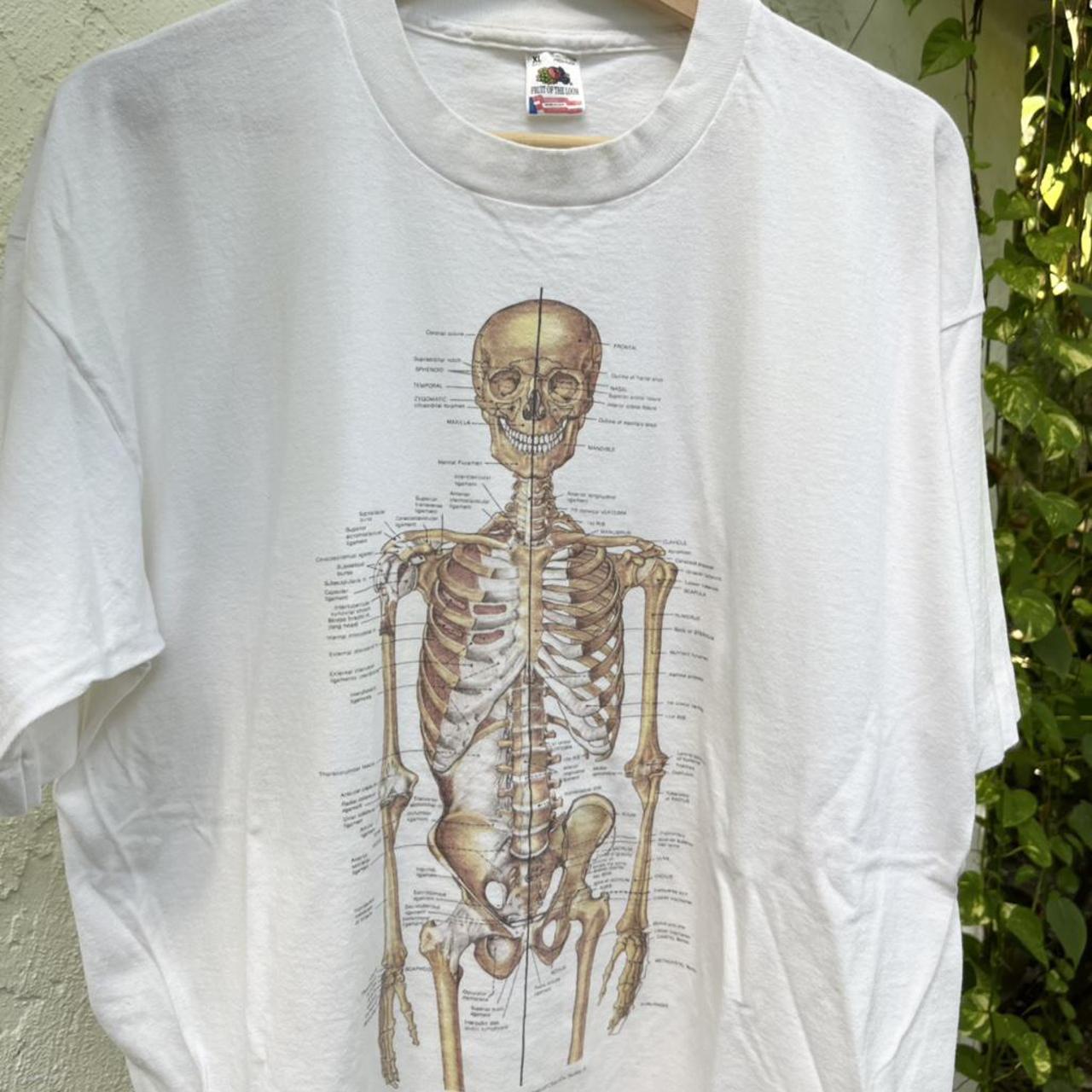 90s 耳 三半規管 Anatomical Chart co 解剖図 Tシャツ