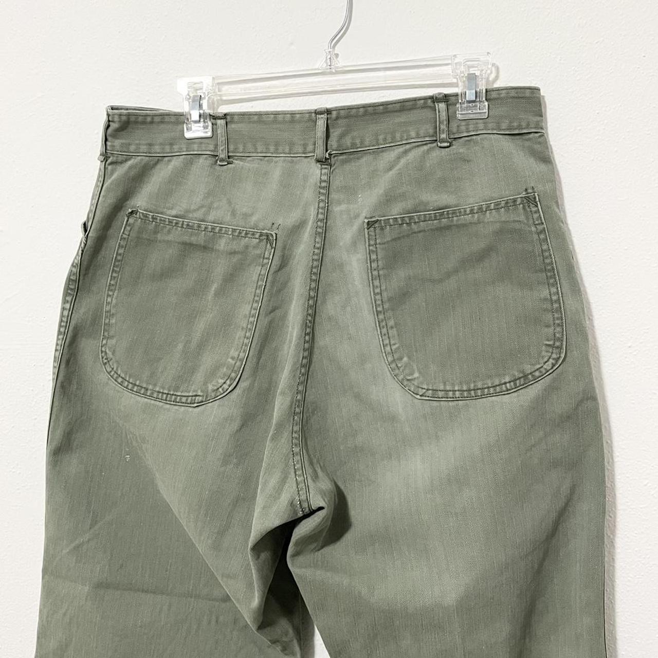 True vintage 40s usmc hbt trousers, Incredible fade