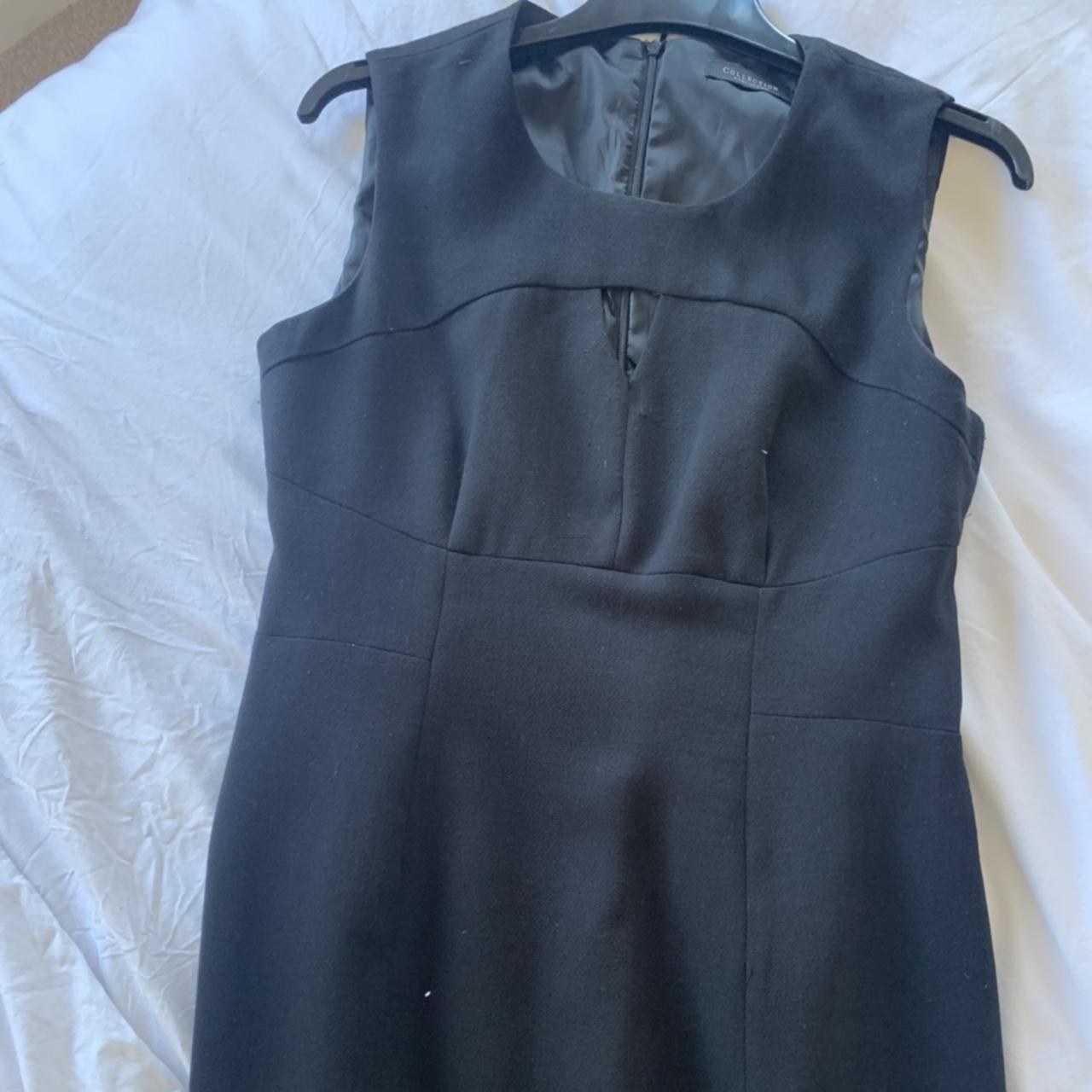 Debenhams dress size 12 perfect condition zip up... - Depop