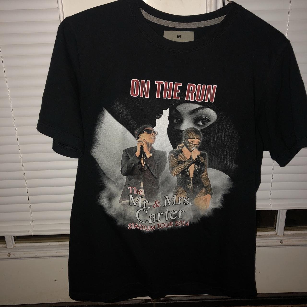 size - medium, vintage jay-z & Beyoncé graphic T-...