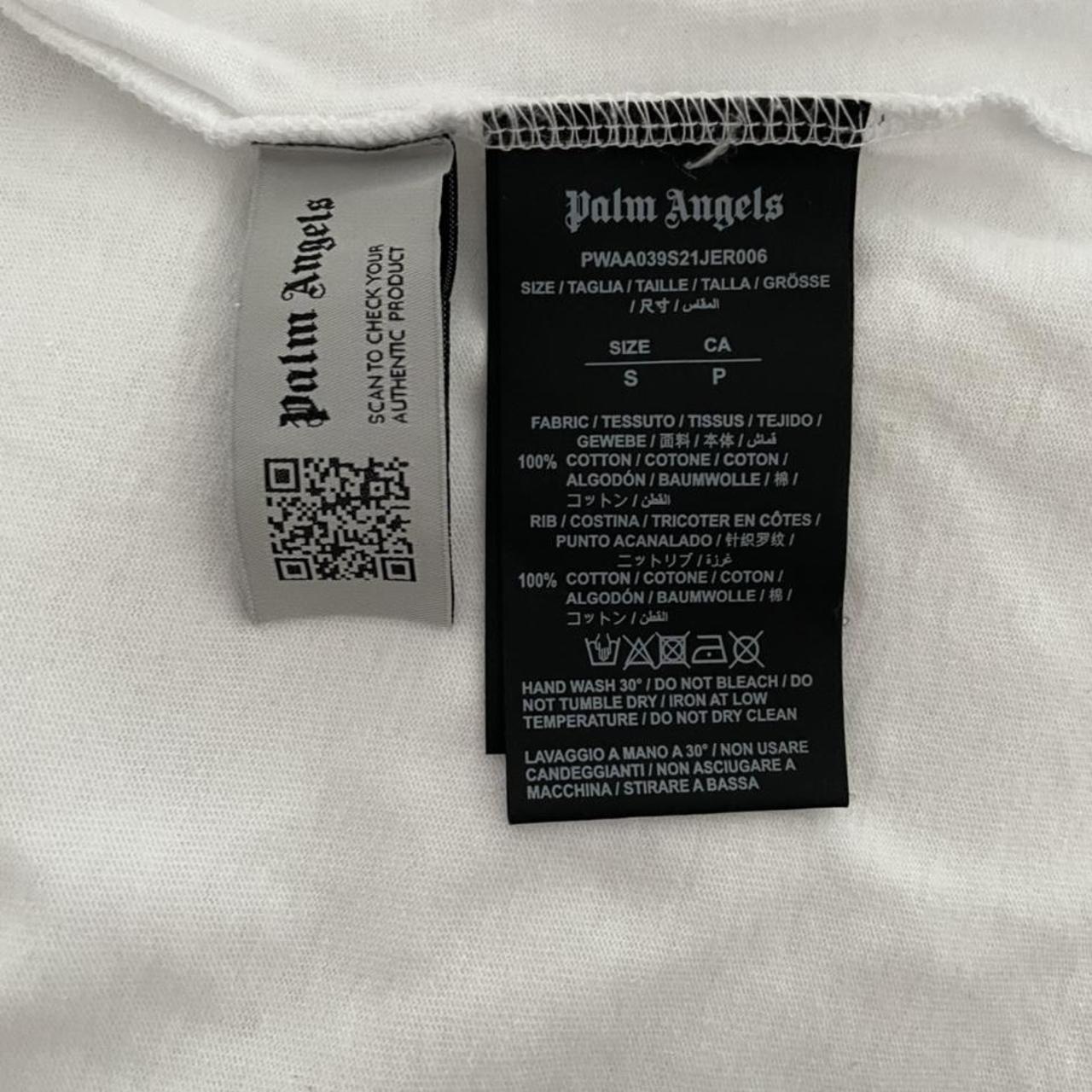 Palm angels miami logo tshirt - size small Tshirt - Depop