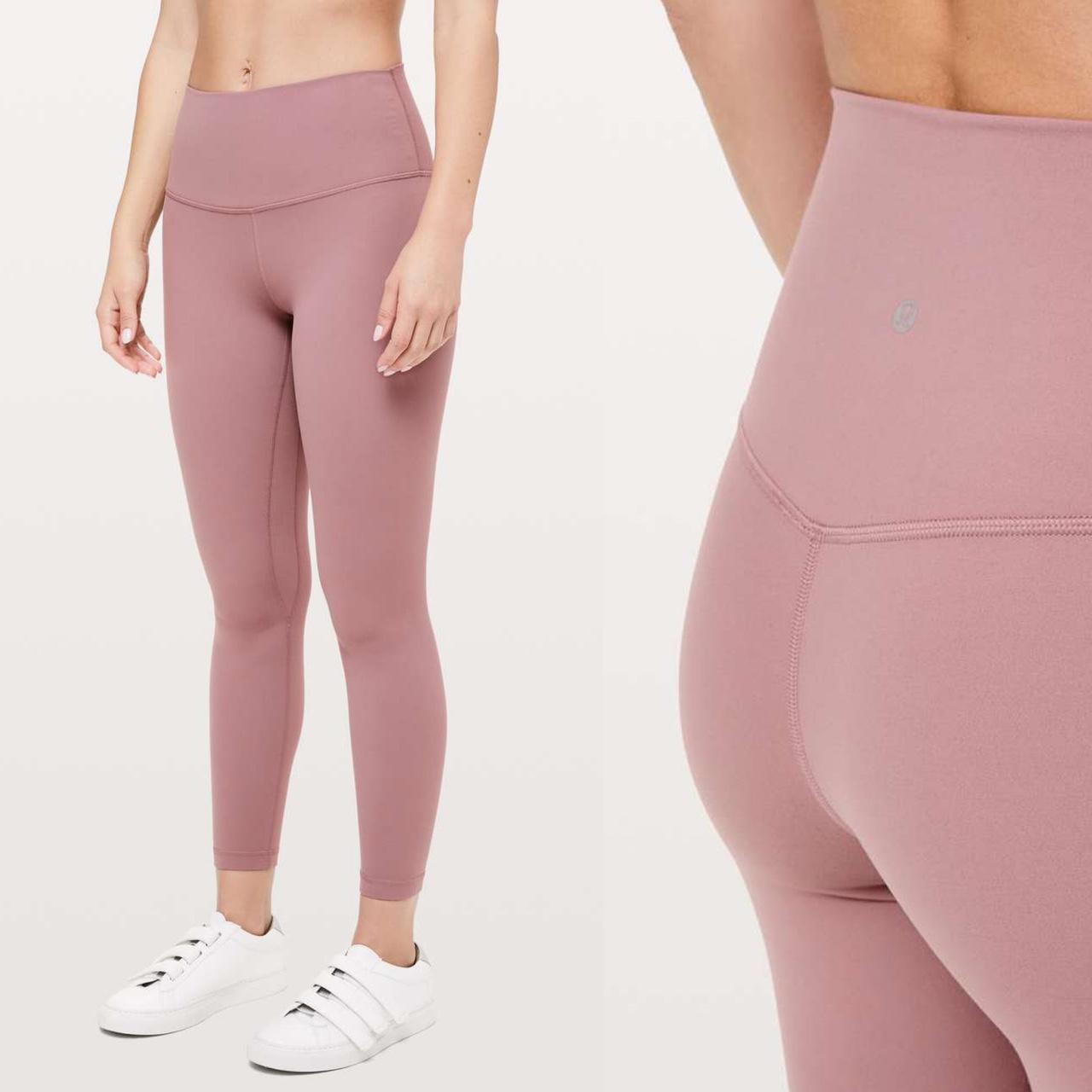 Lululemon Women's Pink Leggings Depop