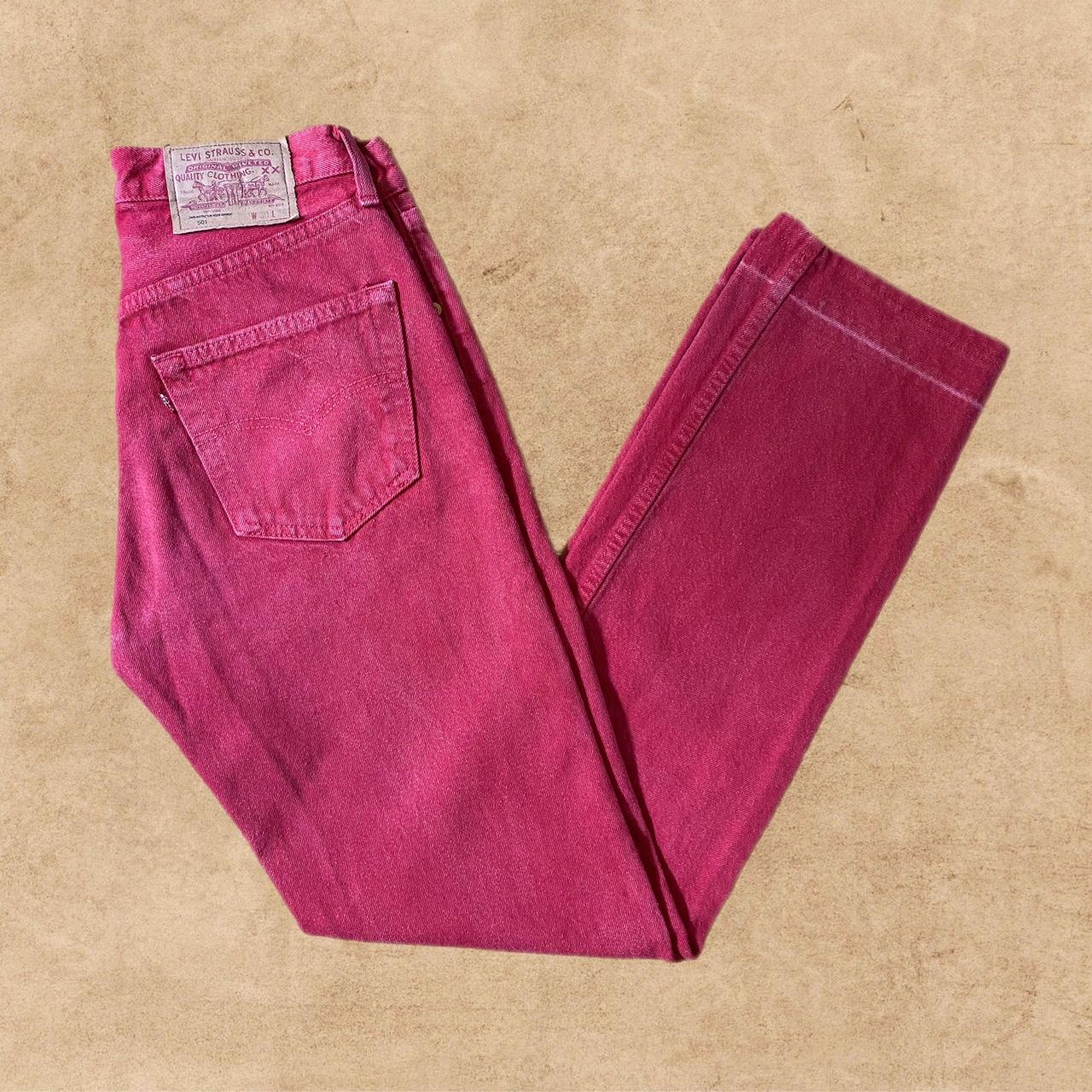 Levi's Men's Red Jeans | Depop