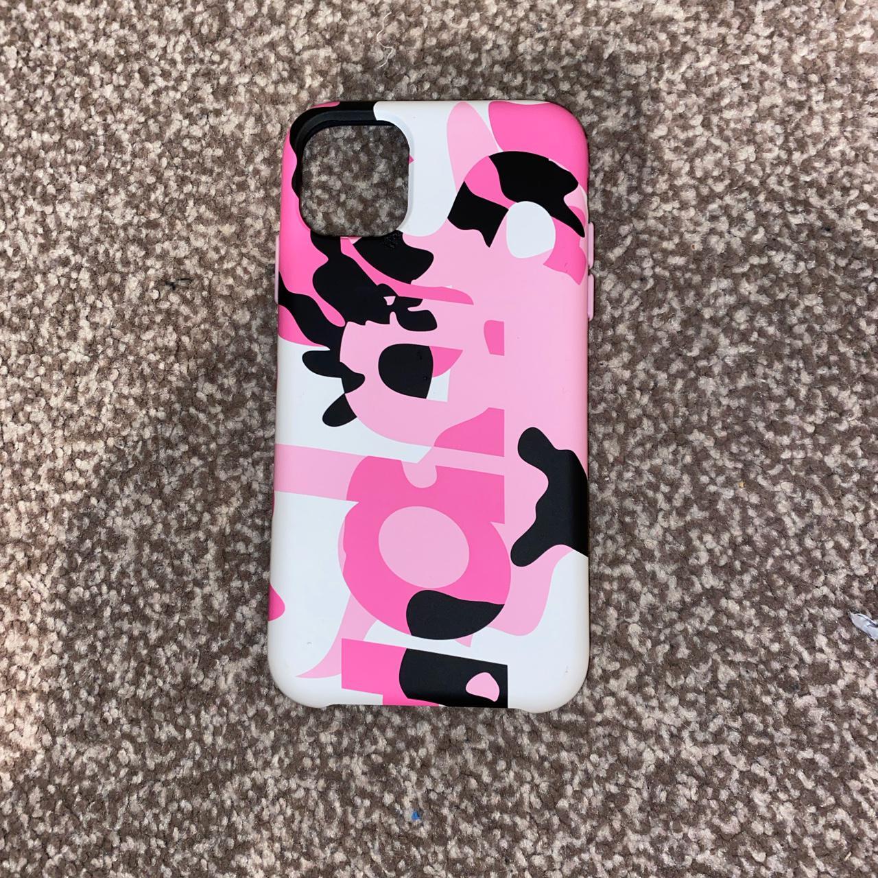 Supreme Pink Camouflage Phone Case Iphone 11 First Depop