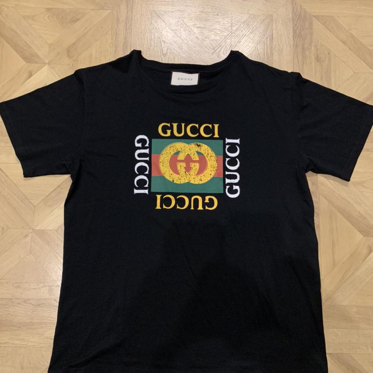 Gucci box logo shirt hotsell