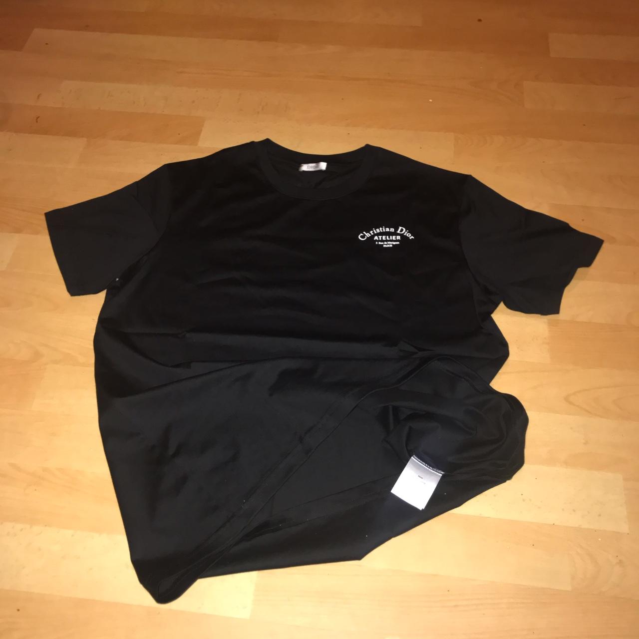 Christian Dior Atelier Print T-shirt Black Xl - | Depop