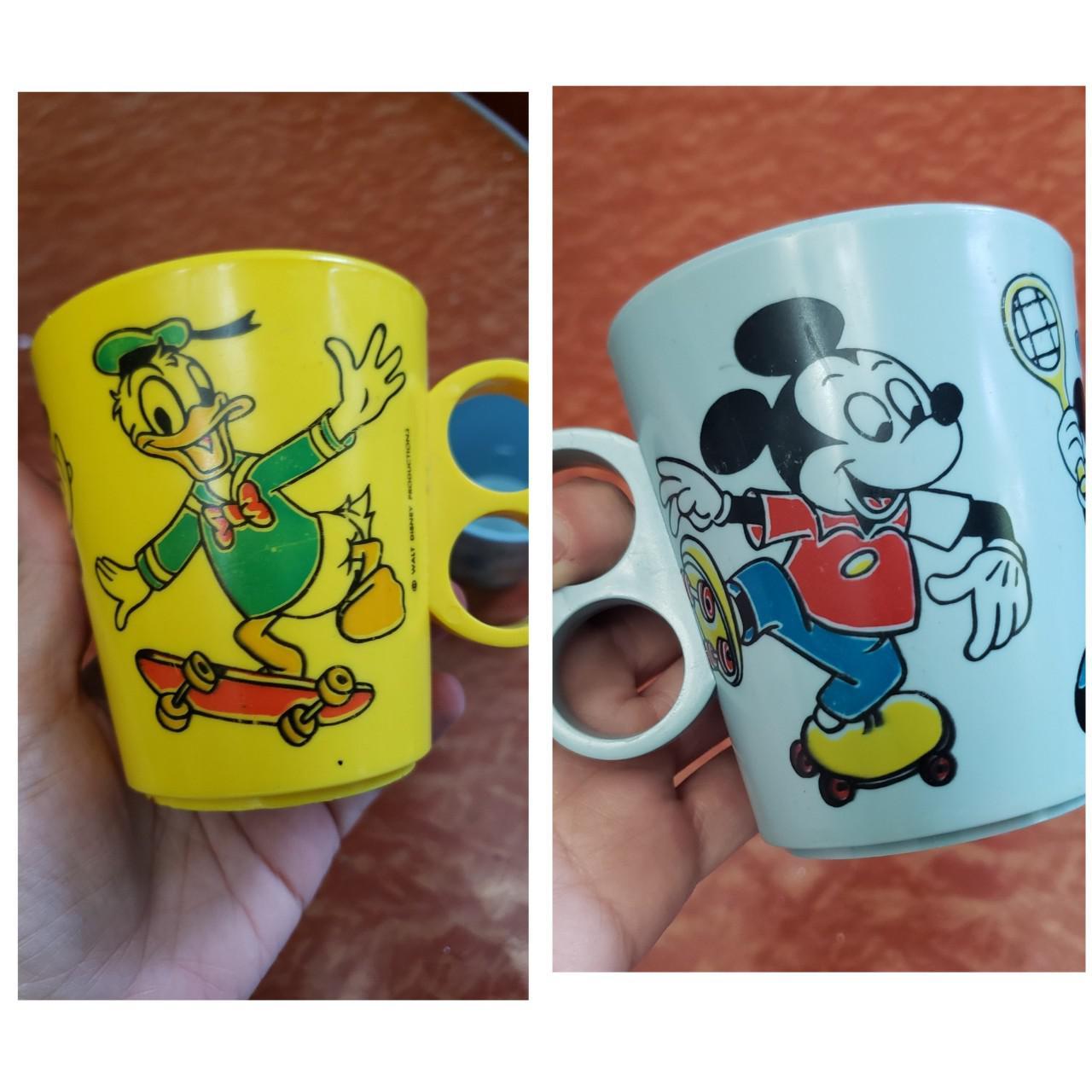 Vintage Walt Disney World Deka Plastics Inc Cups, Walt Disney Productions  Plastic Cups for Kids -  Sweden