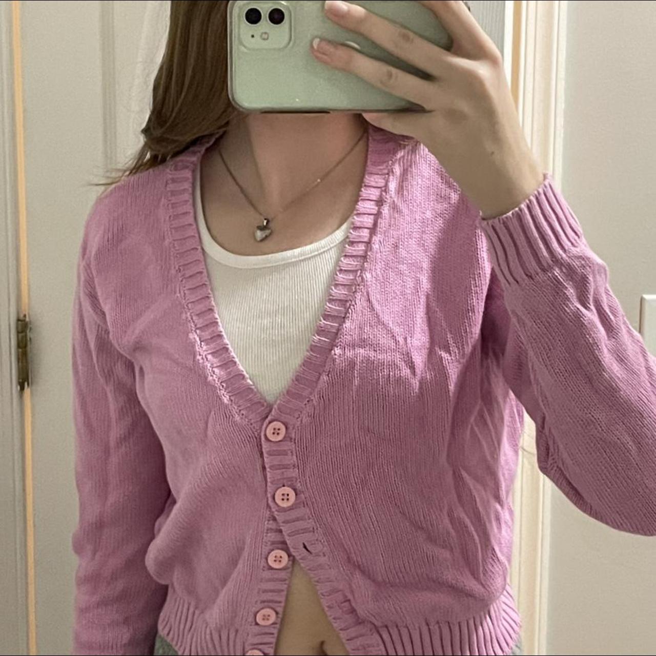brandy melville pink billie sweater
