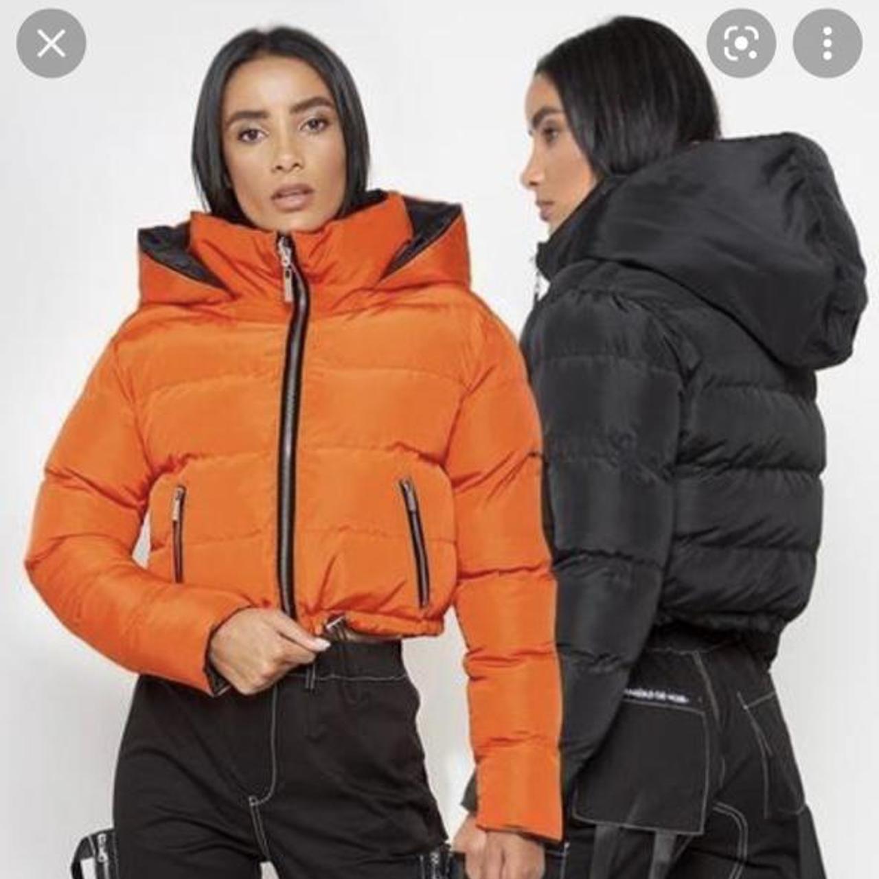 reversible puffer jacket women's