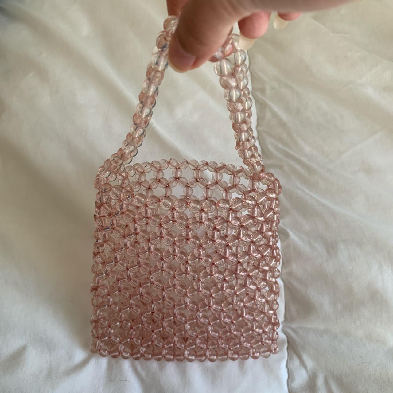 adorable beaded super mini bag. it’s not the best... - Depop