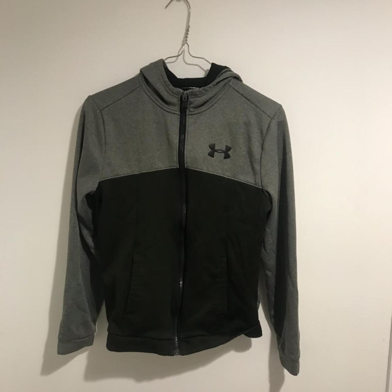 Under armour tech fleece Size: Boys XL/ XS Open... - Depop