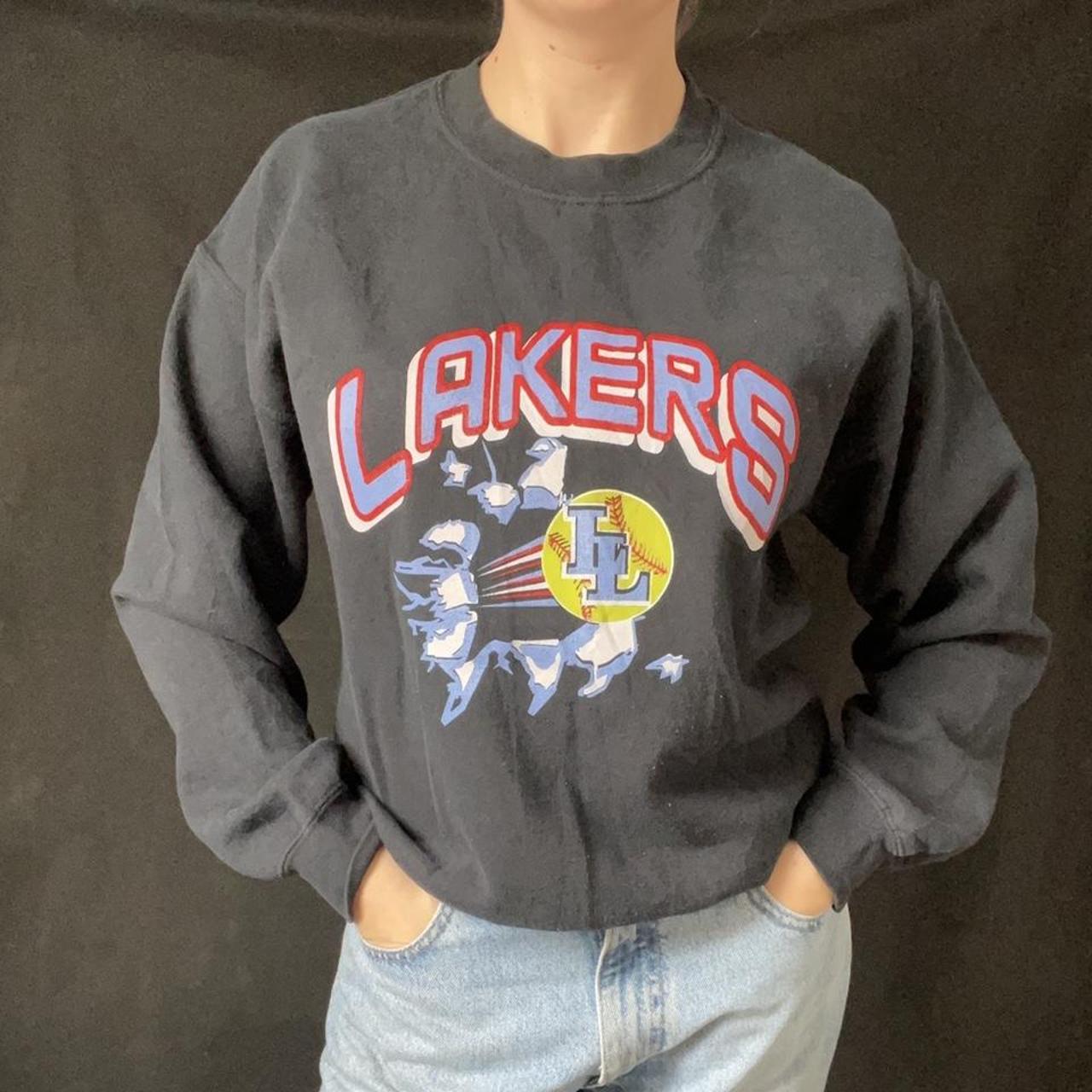 Womens Lakers Vintage Crew