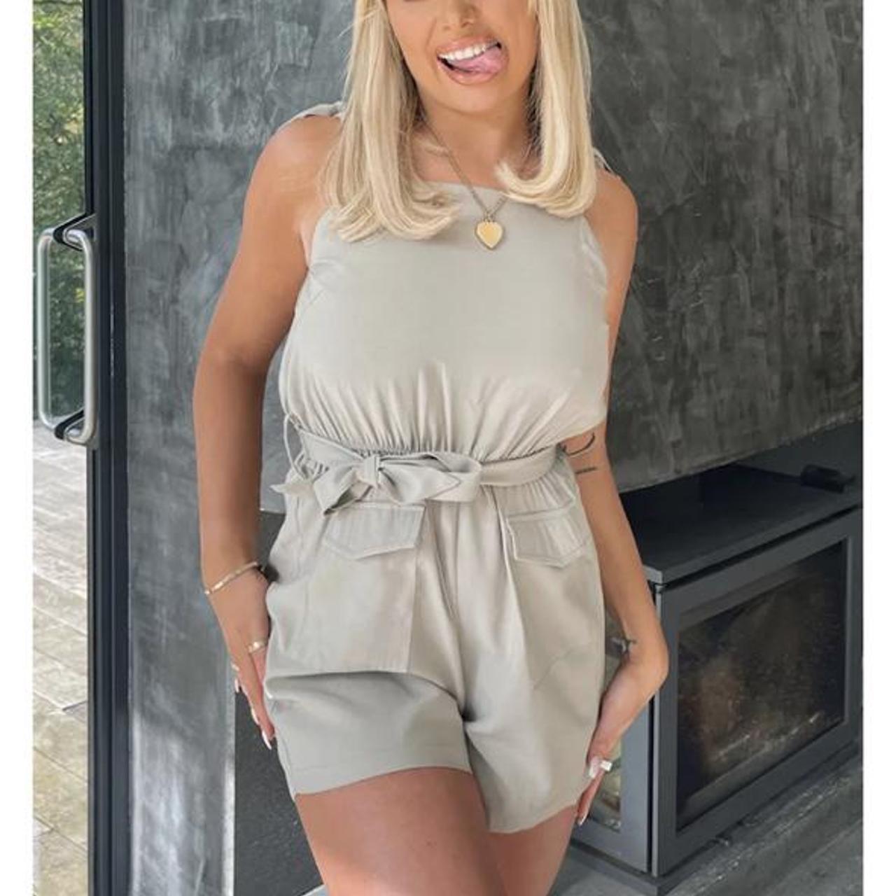 Saffron Barker Sage Belted Utility... Depop