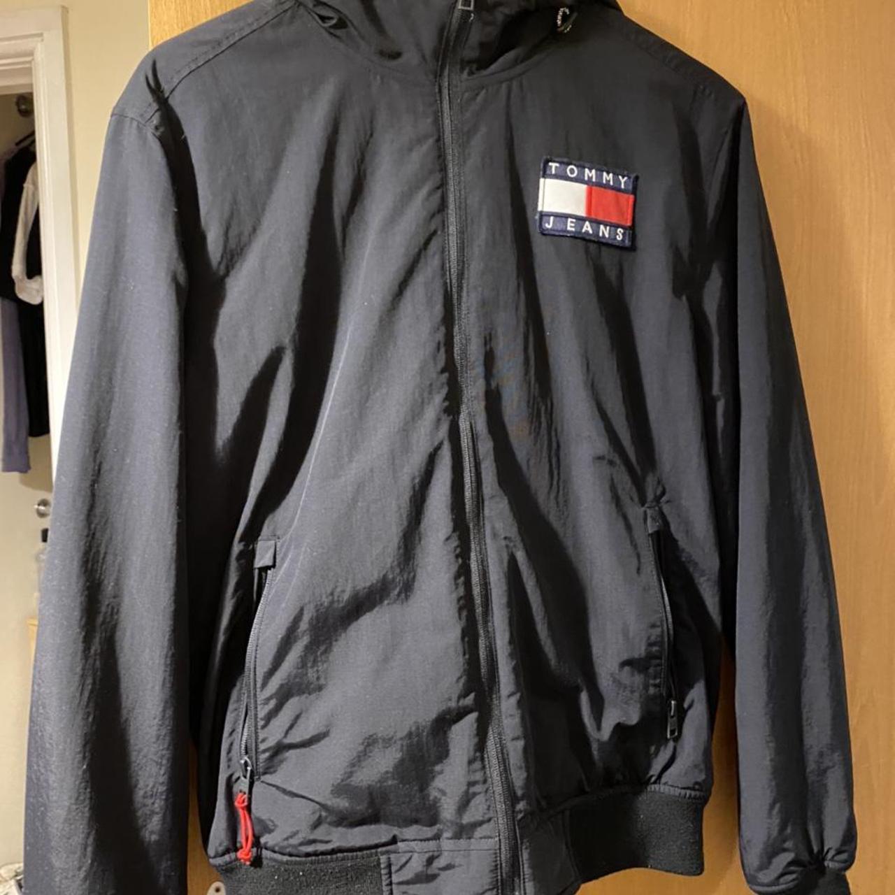 tommy jeans black coat