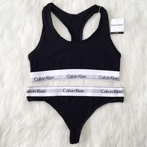 Calvin klein matching underwear set best sale