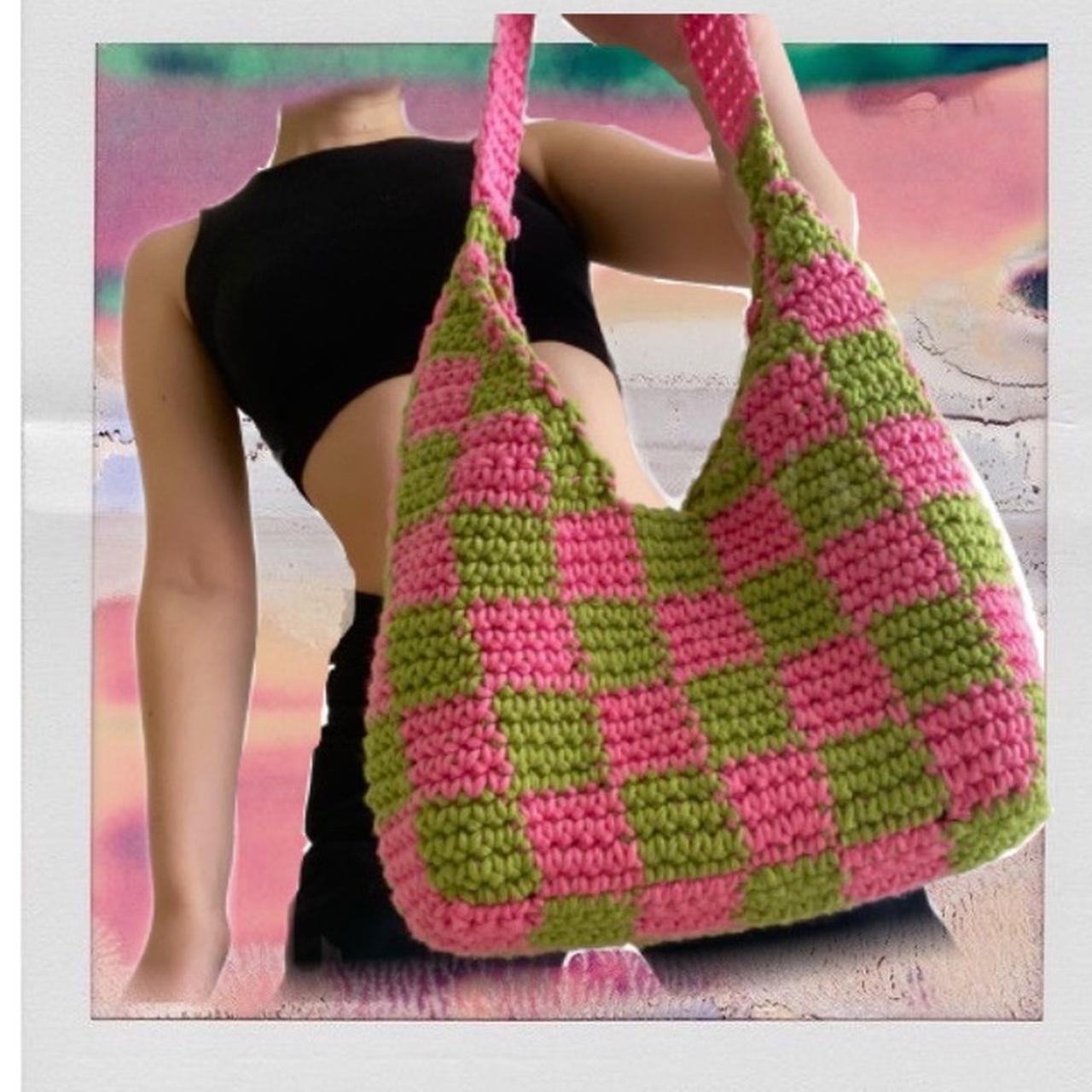 Crocheted Shoulder Bag ORIGINAL DESIGN #crochet - Depop