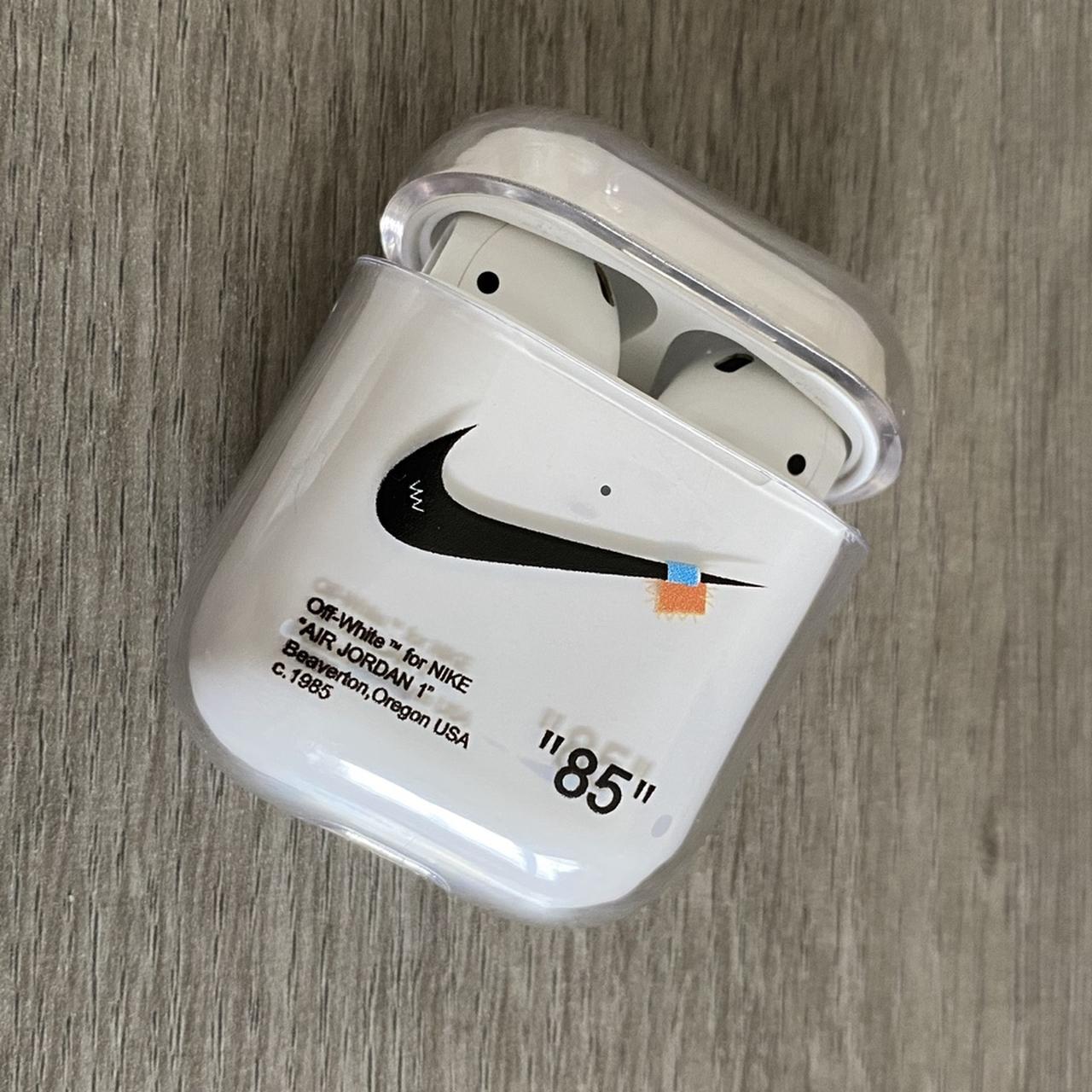 Off”-White Nike AirPod Case - Depop