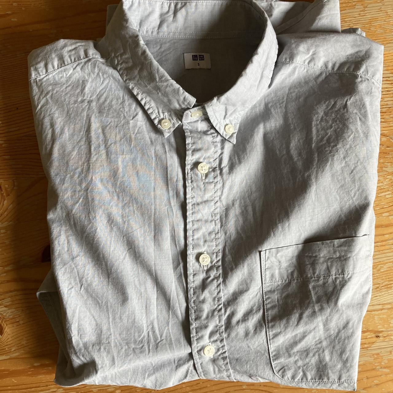 Uniqlo light grey shirt. Free delivery Size... - Depop