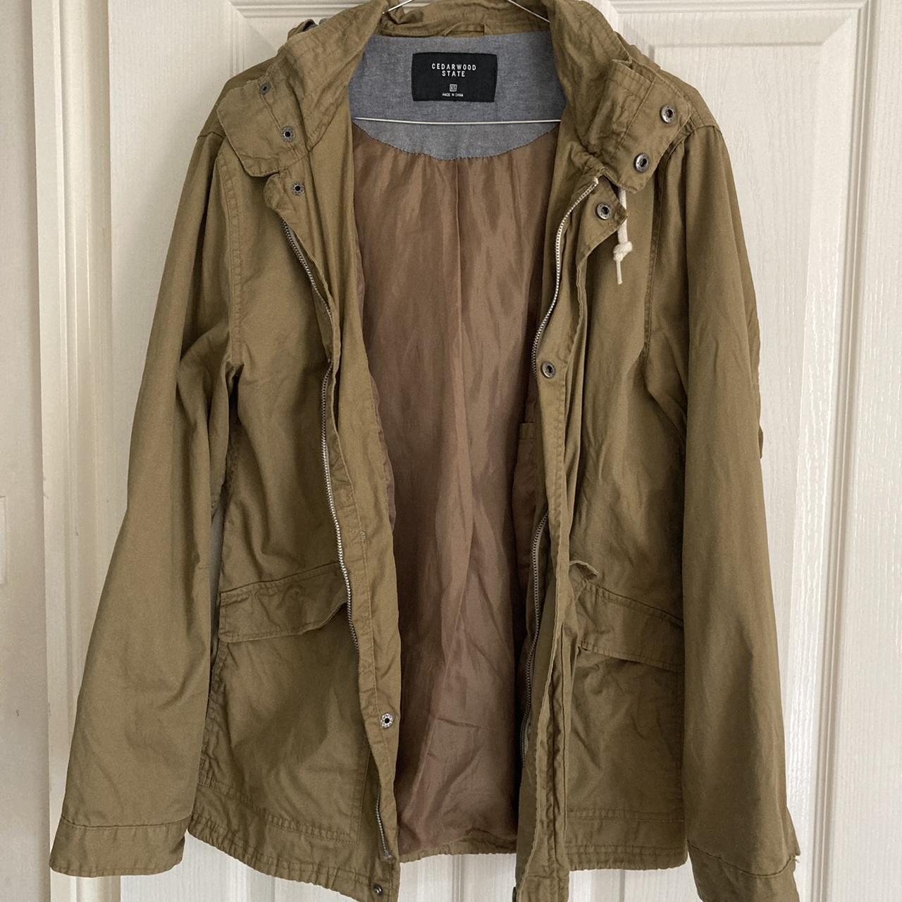 Primark/cedar wood state windbreaker jacket in... - Depop