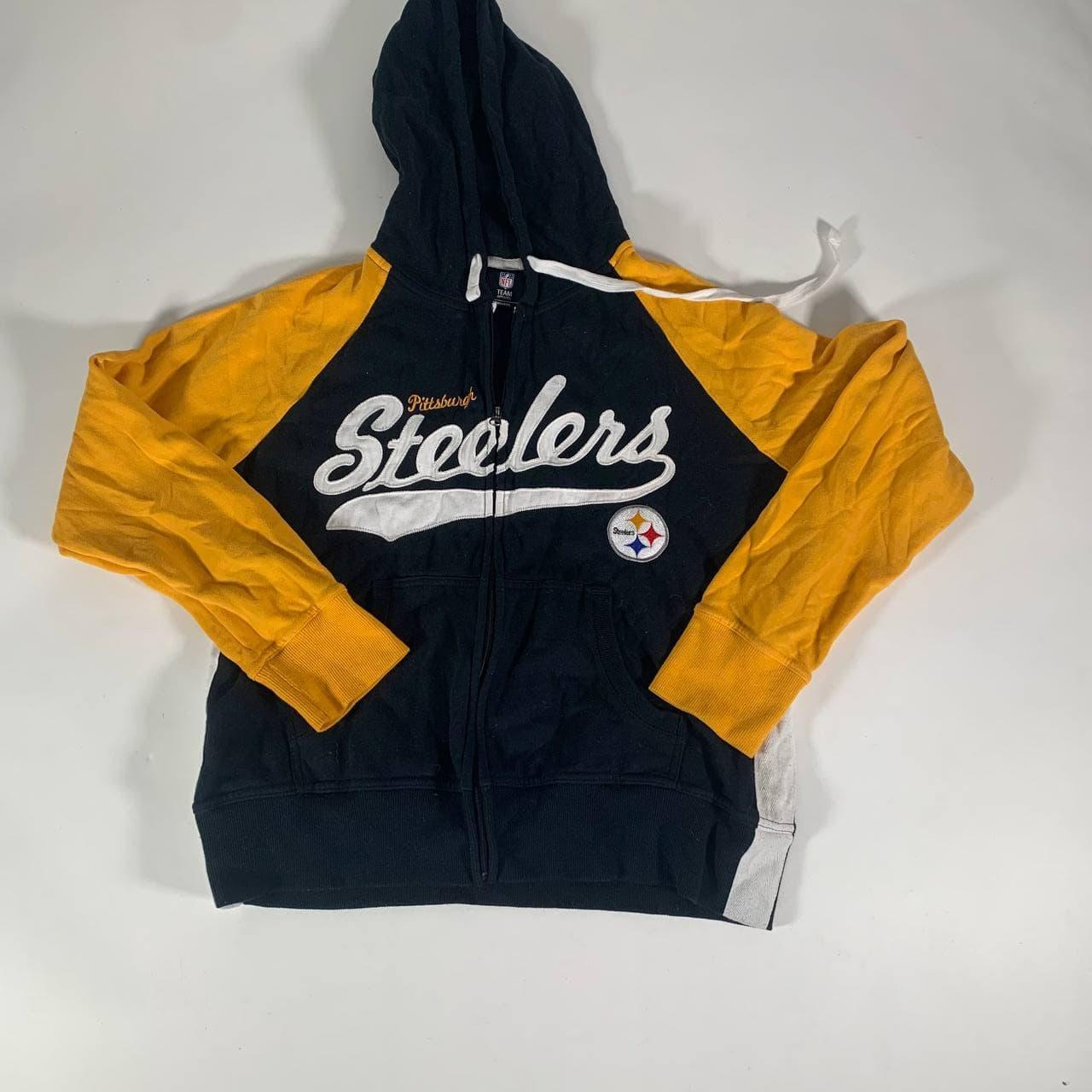 Women's Pittsburgh Steelers jacket. Size large fits - Depop