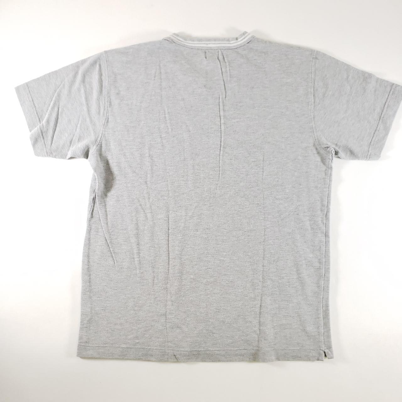 Calvin Klein Men's Grey and White T-shirt | Depop