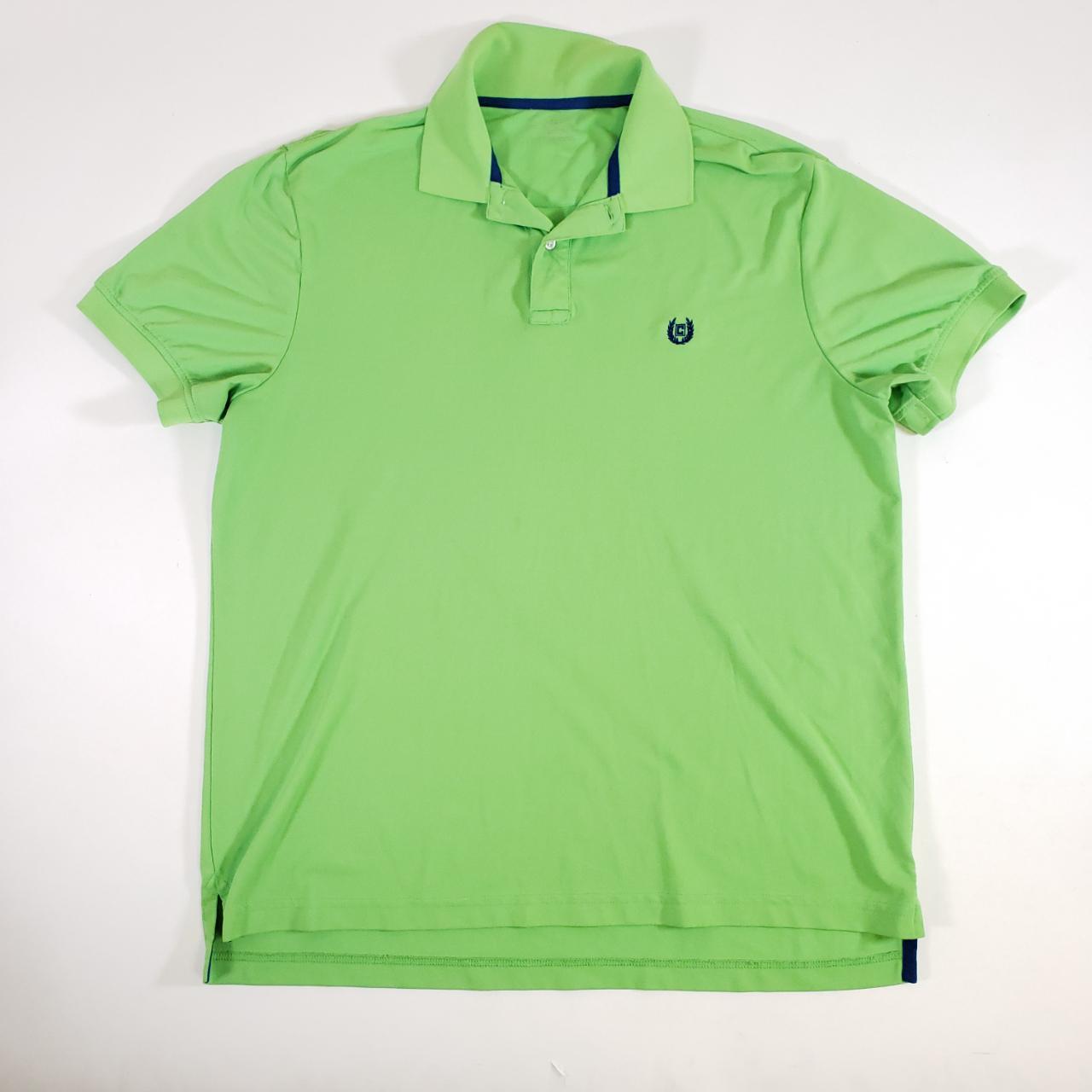 Chaps Sport Lime Green Polo Shirt Men's sz L.... - Depop